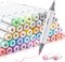 Ohuhu Pastel Alcohol Brush Markers 48 Colors Brush & Fine Double Tipped Art Alcohol Markers